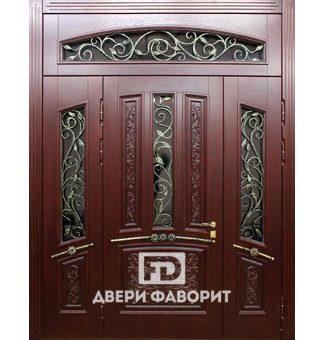 трехстворчатая дверь на две квартиры