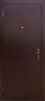 миниатюра - квартирная дверь с ламинатом и ручкой на планке - МД-1522 - 013_2